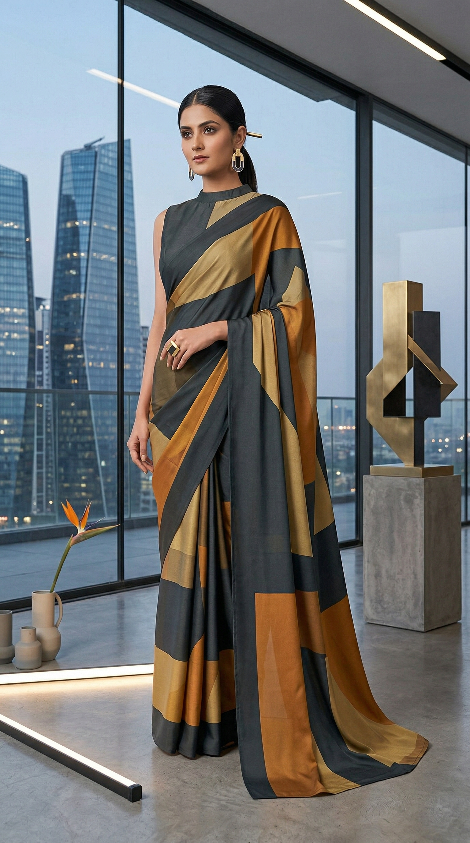 Elegant White & Pink Floral Printed Anarkali Suit Set with Dupatta